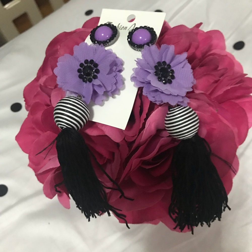 New Beautiful flower earrings!!!